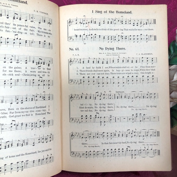 1900 Antique Book:  Make His Praise Glorious for the Sunday School and Church - Picture 8 of 10